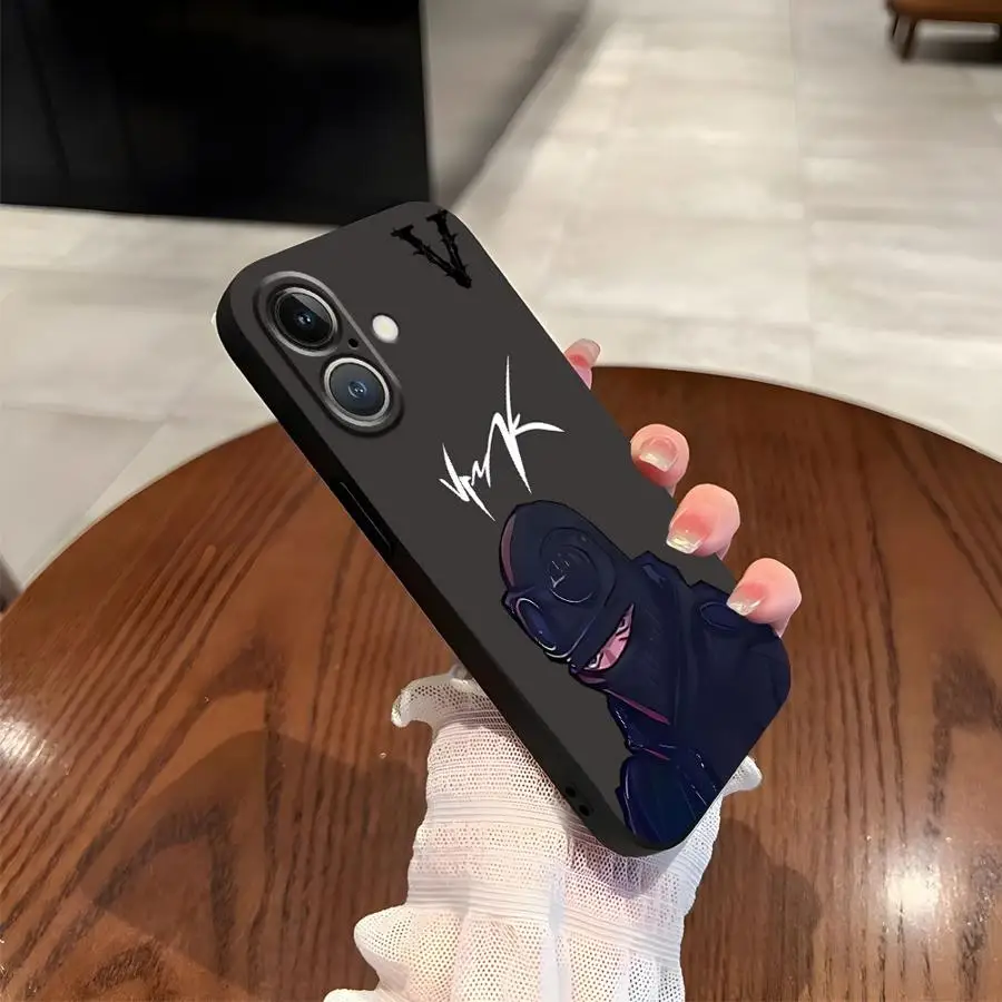 V-VrunkS Senior Funda de teléfono suave negra para iPhone 7 8 13 12 11 17 Pro Max 15 16 14 Plus 17Air XS Max XR - imagen 3