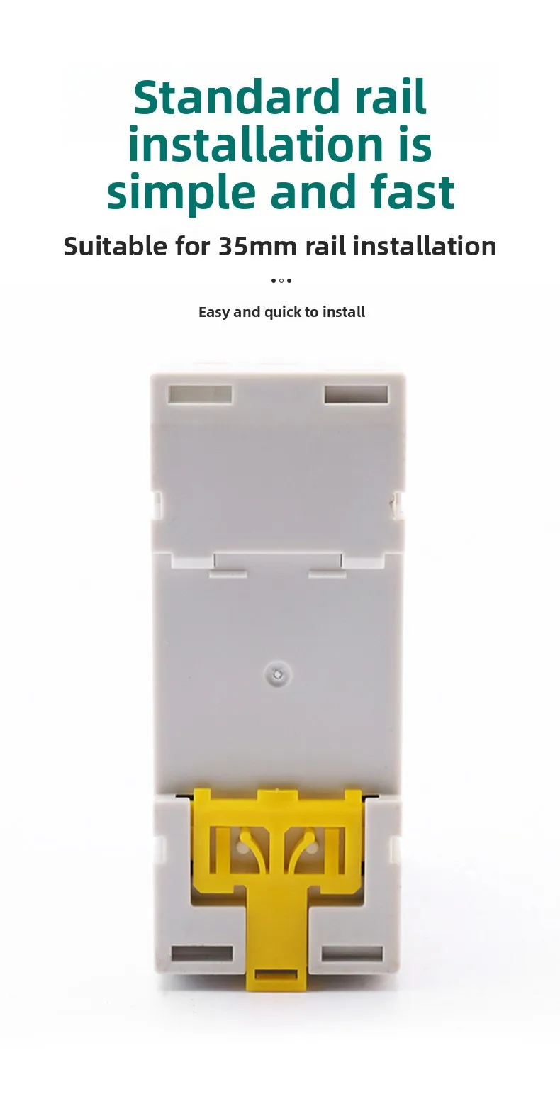 Relé Programable Semanal 220V – Control de Tiempo en Carril Guía - imagen 2