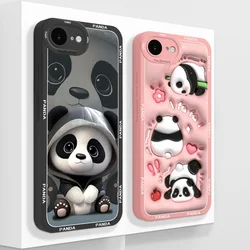 Funda Silicona iPhone 16E / SE 2025 – Panda