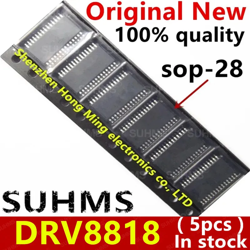 Chipset-100% DRV8818PWPR DRV8818 sop-28, nuevo, 5 unidades