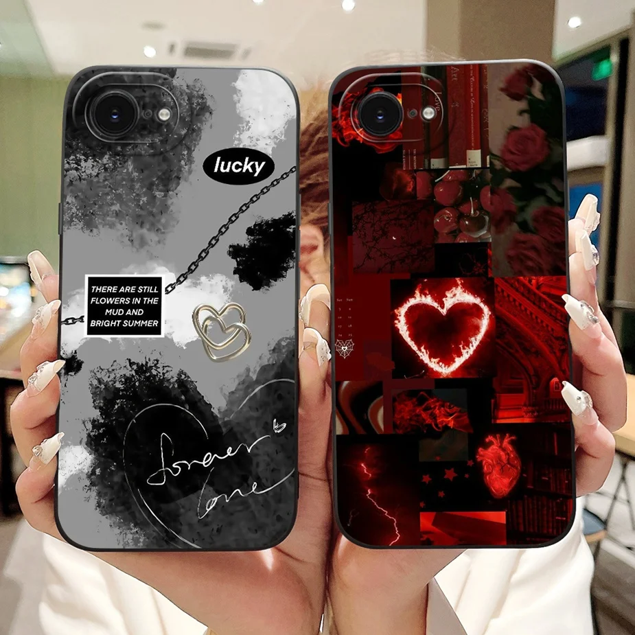 Para Apple iPhone 16e funda Cool Machine moda cubierta pintada Fundas de teléfono de silicona suave para iPhone SE 4 SE4 2025 iPhone16e Fundas - imagen 4