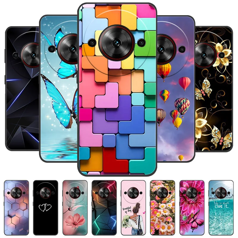 Para ZTE Blade A75 5G funda León Lobo funda trasera suave de silicona para ZTE Blade A75 5G funda de teléfono BladeA75 5G carcasa protectora A 75