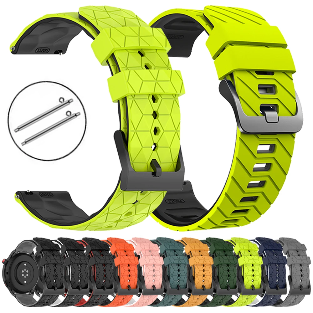 Correa de silicona de 22mm para Xiaomi Watch S4 Sport color 2 S2 S3 S1 Active Mi, correas de reloj para Garmin Venu 4, pulsera de repuesto de 45mm