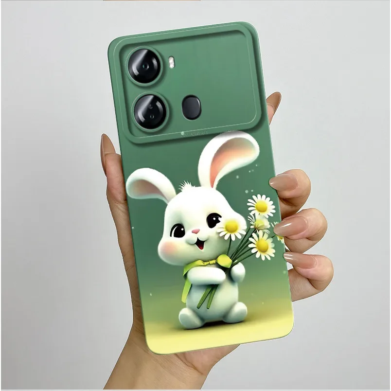 Para ITEL P40 P662L 6,6 "funda bonita mariposa flores funda trasera de silicona suave TPU para cámara ITEL p 40 fundas protectoras para teléfono - imagen 3