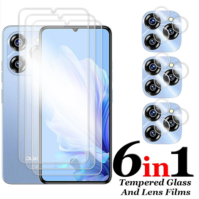 Para Oukitel C50 vidrio para Oukitel C50 5G vidrio templado 6,8 pulgadas transparente HD Protector de pantalla para Oukitel C50 película de lente - imagen 2