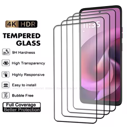 1/2/3/4 Uds para Motorola Moto G 2026 vidrio Moto G 2026 Protector de vidrio templado 9H cubierta completa pegamento Protector de pantalla Moto G 2026