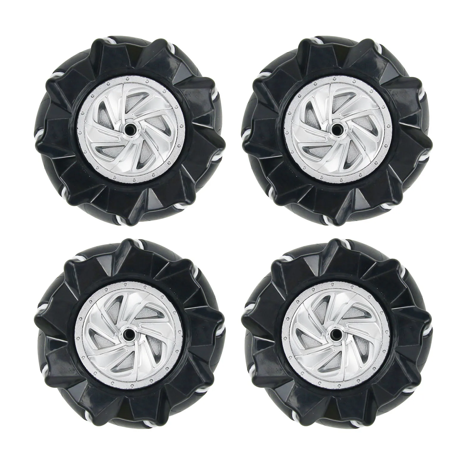 Kit de chasis de coche inteligente Mecanum Robot 4WD, capacidad de carga de 10KG con ruedas Omni de 80mm/97mm sin terminar - imagen 5