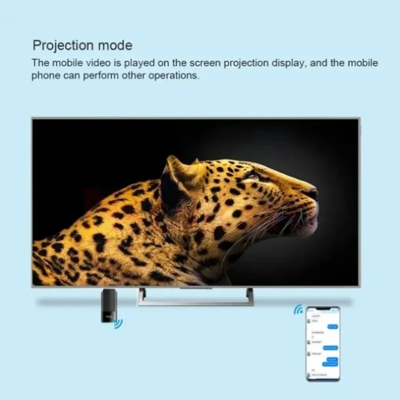 Ezcast 5G adaptador WIFI inalámbrico TV Stick pantalla Dongle espejo de pantalla DLNA convertidor de vídeo para Iphone 14 13 teléfono Android a TV - imagen 2