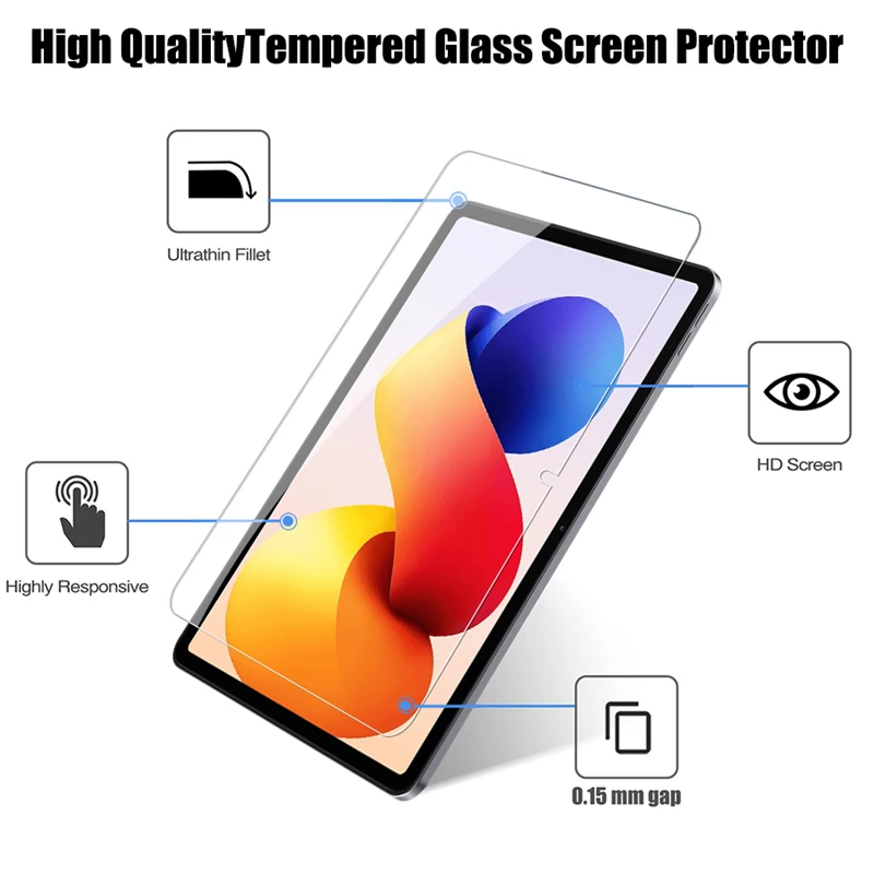Protector de pantalla de vidrio templado para Xiaomi Redmi Pad 2 Pro 12,1, accesorios para tableta, 2 uds. - imagen 3