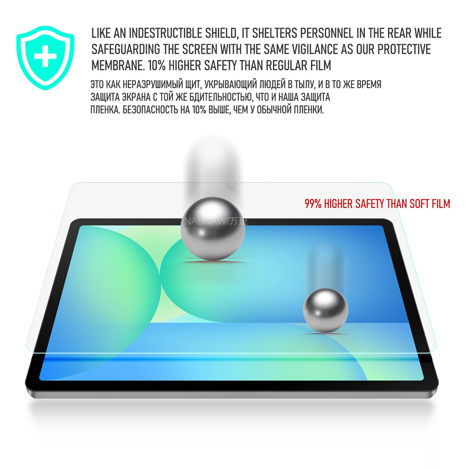 Protector de pantalla de vidrio templado Full HD de 2 piezas para Samsung Galaxy Tab S10 FE 10,9 5G SM-X520 X526B película de dureza sin burbujas - imagen 3