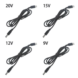 Convertidor USB-C PD a Jack 5,5x2,1mm 12V para LED