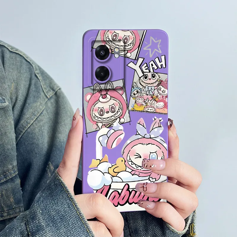 Para Realme Narzo 50 5G funda Cool dibujos animados a prueba de golpes líquido suave silicona parachoques funda de teléfono para Narzo50 5G RMX3572 RMX3571 cubierta - imagen 5