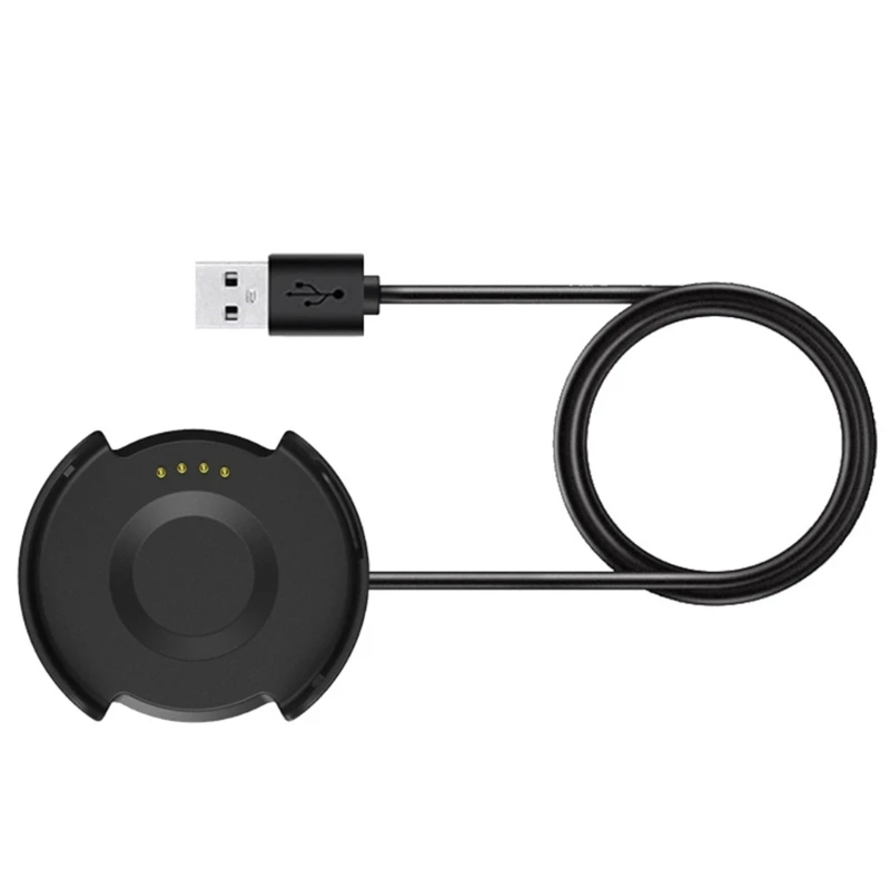 Cable de carga para Amazfit Verge 3/Verge Lite, cargador portátil de 100cm/39 pulgadas, color negro - imagen 3