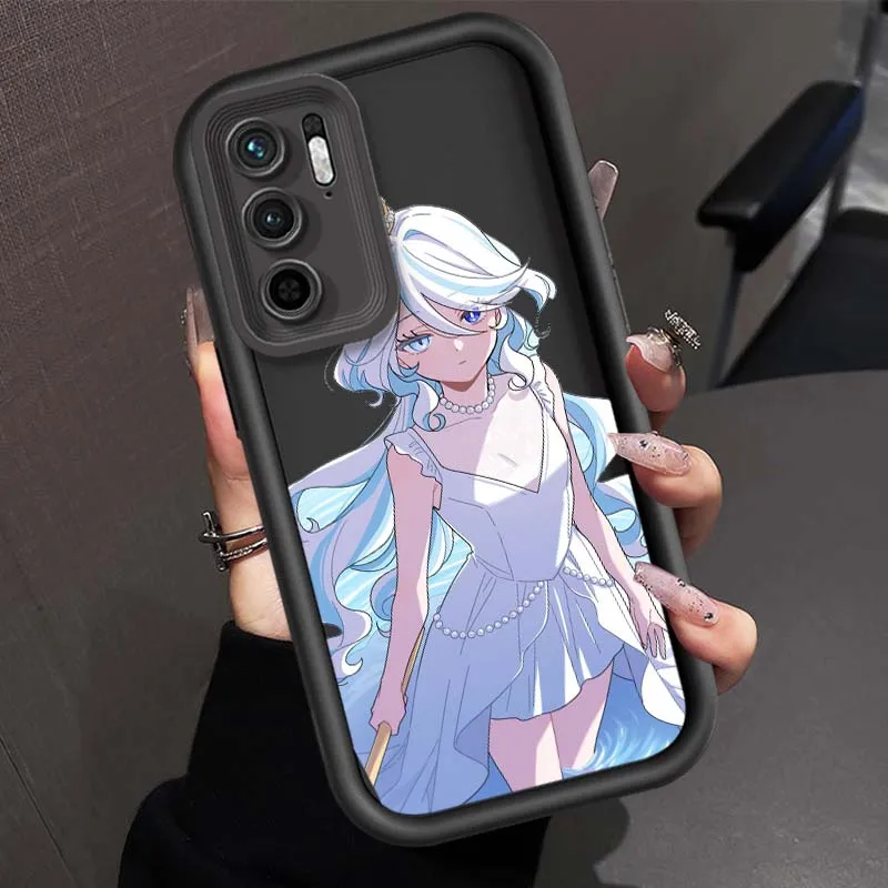 Furina Chica de anime para Redmi Note 11 10 9 8 7 11S 11E 10T 10S 9S 11T Pro Plus 5G Eye Ladder funda de teléfono - imagen 5