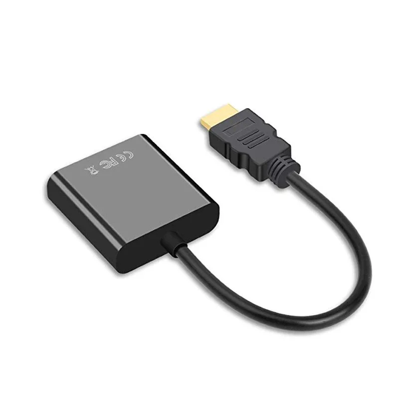 Adaptador HDMI de 1080P compatible con VGA, Cable convertidor Digital a analógico para Xbox, PS4, PC, ordenador portátil, TV Box, proyector, Displayer, HDTV