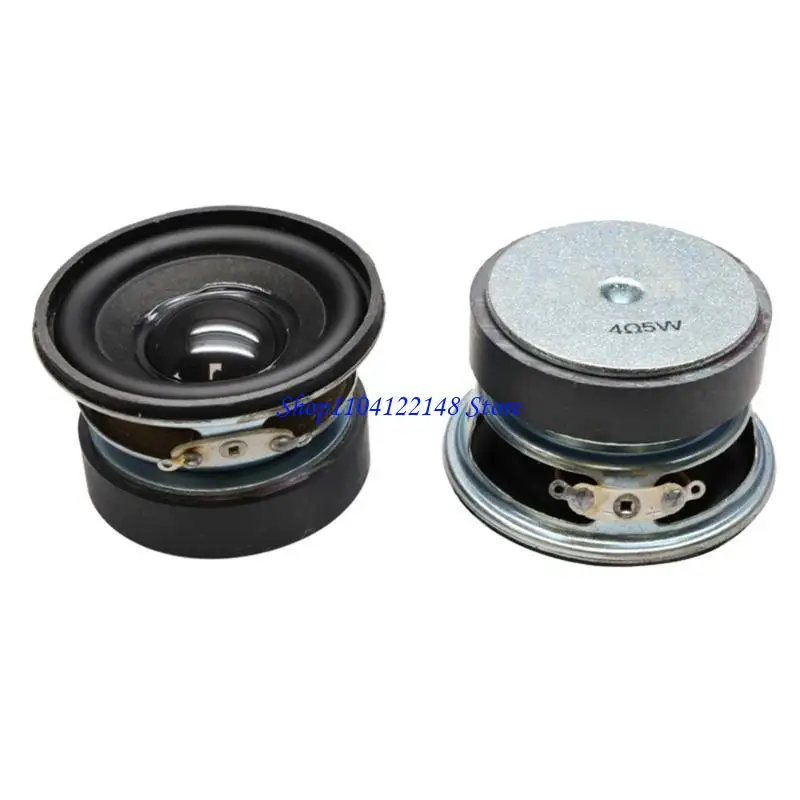 Woofer circular P9FA 52 mm con magnético externo, 4 ohmios y altavoz bajo magnético externo con borde PU 5 W