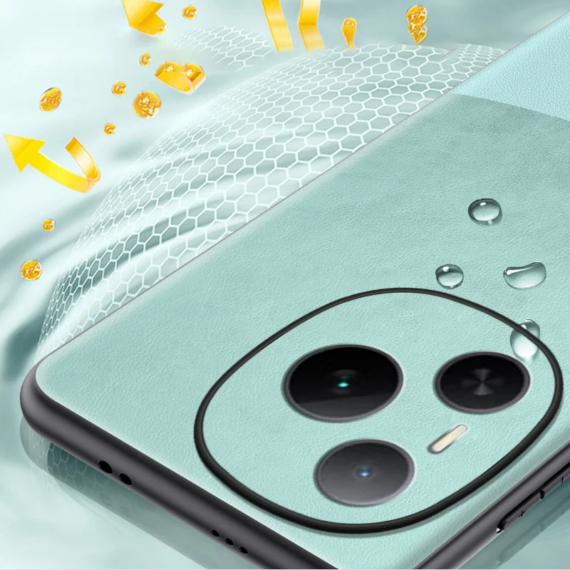 Funda de cuero para Huawei Honor Power 5G, patrón de empalme, protección de silicona, funda dura a prueba de golpes para teléfono HonorPower 5G DVD-AN00 - imagen 5