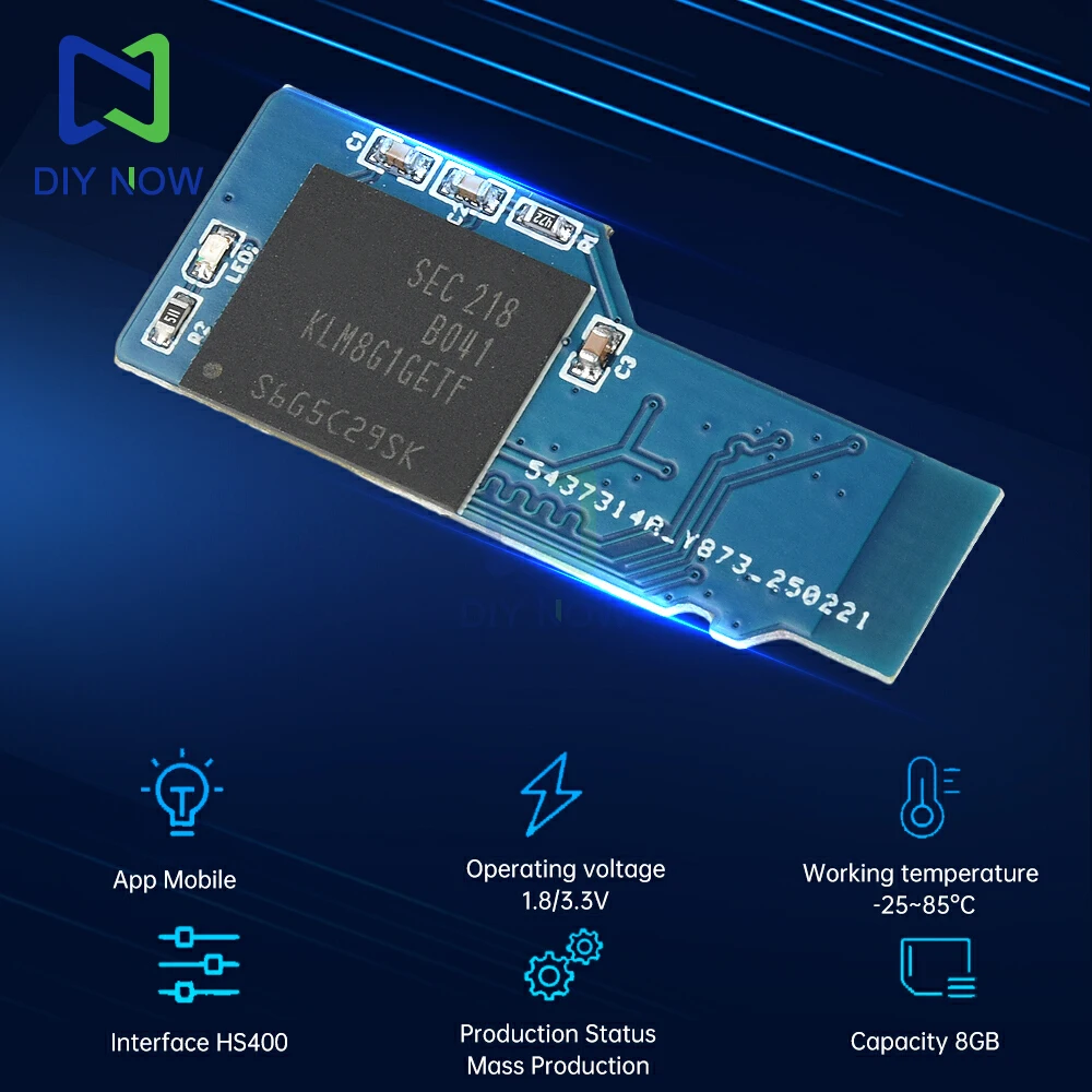 Módulo de tarjeta EMMC a TF de 8GB BGA153 BGA169 a tarjeta Micro SD tarjeta MMC lector de tarjetas USB 3,0 HS400 se requiere - imagen 2