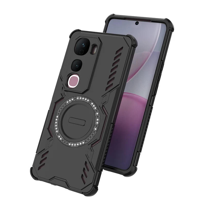 Funda de teléfono con disipación de calor Para vivo Y400 Pro, pieza de atracción magnética Para vivo Y400 Pro 5G India чехол Para contraportada - imagen 2