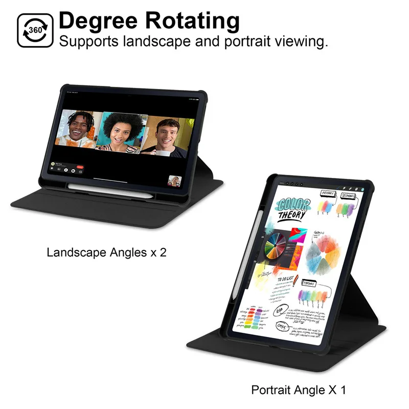 Para Samsung Galaxy Tab S6 Lite funda giratoria 360 para tableta inteligente para galaxy tab s6 lite 2024 funda de 10,4 pulgadas con soporte para lápiz - imagen 3