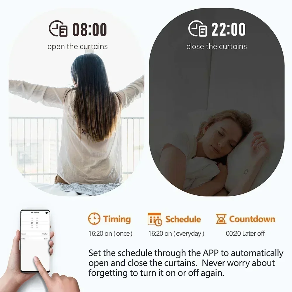 Tuya Alexa WiFi inteligente RF cortina módulo de interruptor de persiana enrollable 110V 220V 240V transmisor 5 en 1 para persianas de ventana toldo garaje - imagen 5