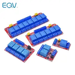Módulo Relé 1-8 Canales 5V/12V/24V con Optoacoplador para Arduino