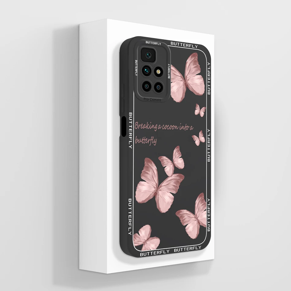 Pour Xiaomi Redmi 10 étui peinture à l'huile coques de téléphone pour Redmi10 4G 5G Silicone liquide souple Protection complète antichoc couverture arrière - imagen 5