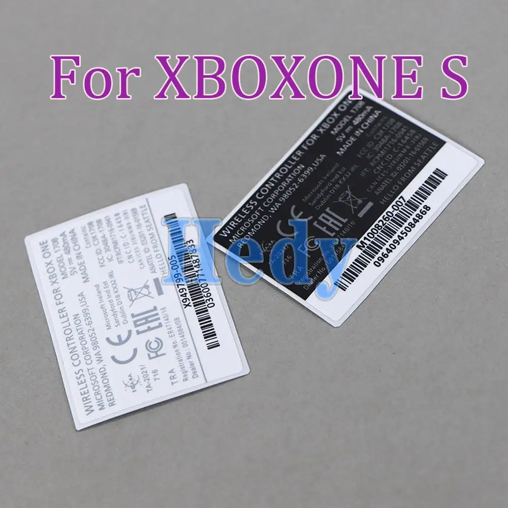 100 Uds. Para Microsoft XBOX Series pegatinas de piel pieles para XBOX 360/ONE Slim S/Elite mango etiqueta adhesiva trasera controlador - imagen 4