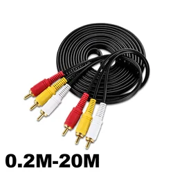 Cable Divisor RCA Triple Macho – Audio Vídeo TV DVD