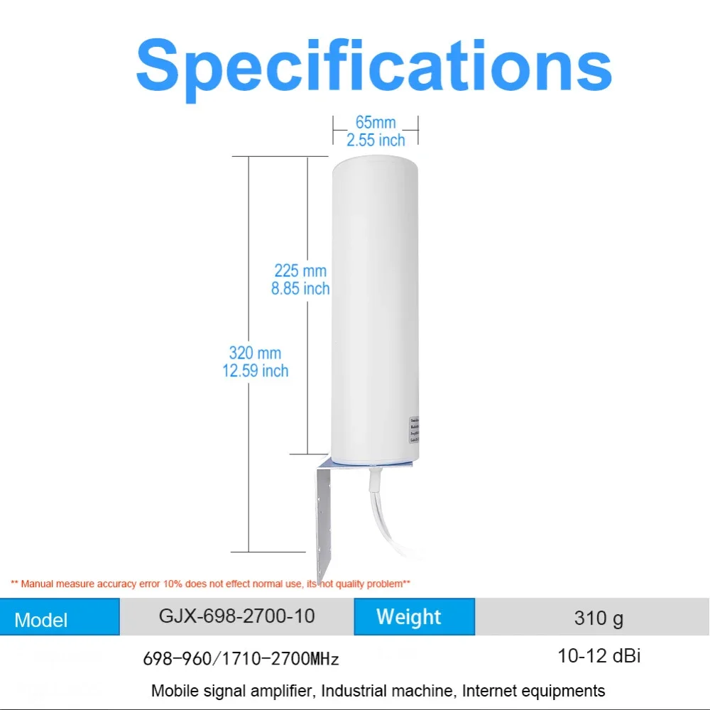Antena direccional exterior 3G 4G LTE 360 °   Repetidor de señal Omni de largo alcance amplificador de todas las bandas para amplificador de red móvil interior - imagen 5