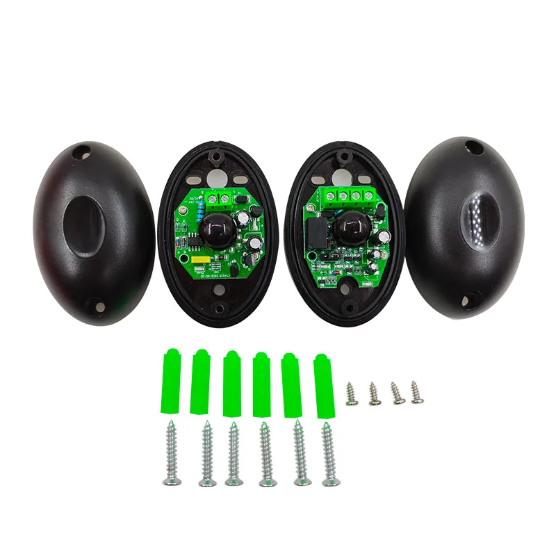 Sensor detector infrarrojo seguro de puerta automatizada IP55, sensor de 12-24V, detector de fotocélula de haz de seguridad infrarrojo para garaje automatizado - imagen 2