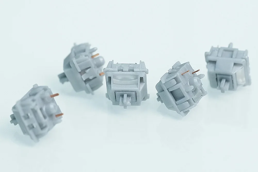 Gateron Smoothie Silver Switch Linear Milkshake Switch MX Stem para juegos, prelumado Teclado mecánico, POM completo SMD 45g - imagen 3