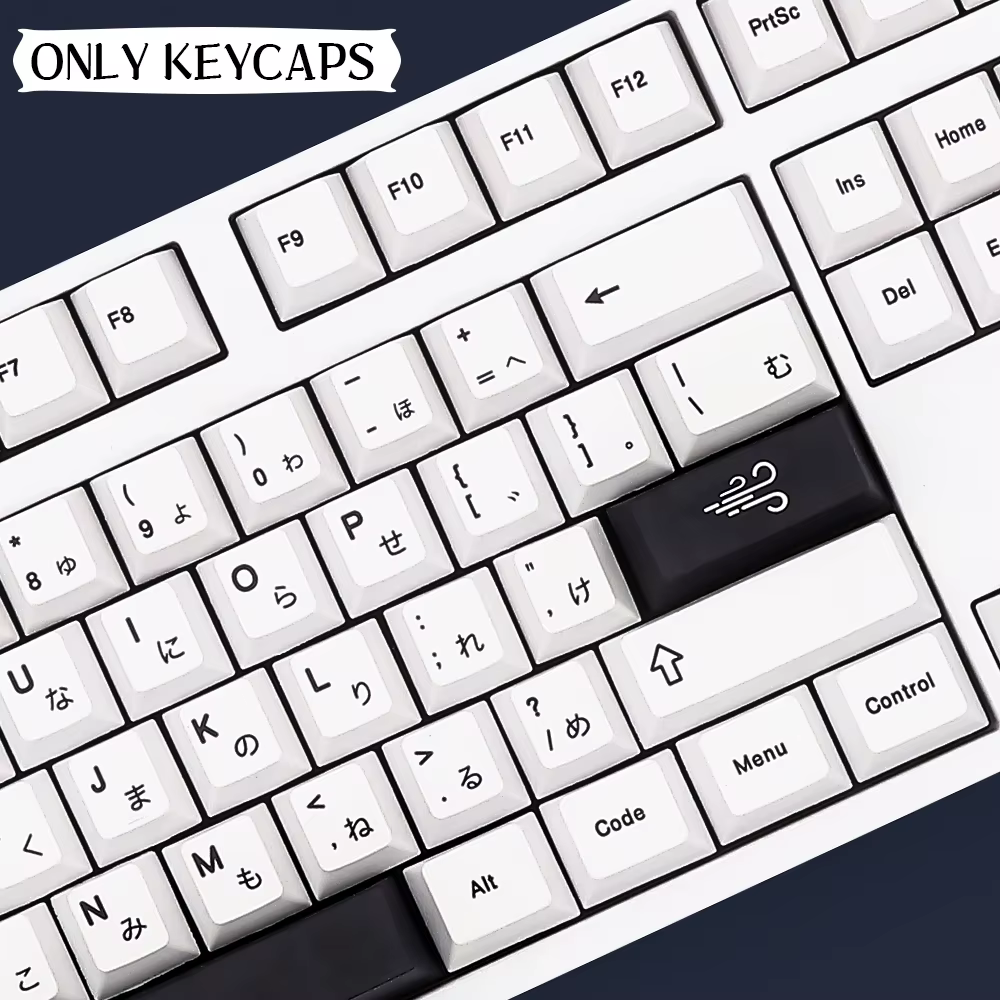 Teclas PBT DYE-SUB Blanco y Negro para Teclado Mecánico Cherry - imagen 3