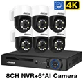 8CH NVR 6 AI Camera