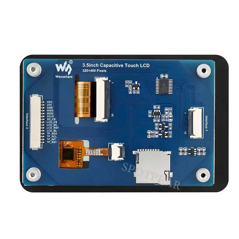 ESP32 pantalla táctil capacitiva LCD de 3,5 pulgadas 320x480 ST7796 FT6336 para Arduino/Raspberry Pi/Pico - imagen 4