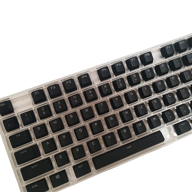 Nuevas teclas de repuesto para teclado mecánico logitech G PRO X, teclas transparentes de eje transversal - imagen 5