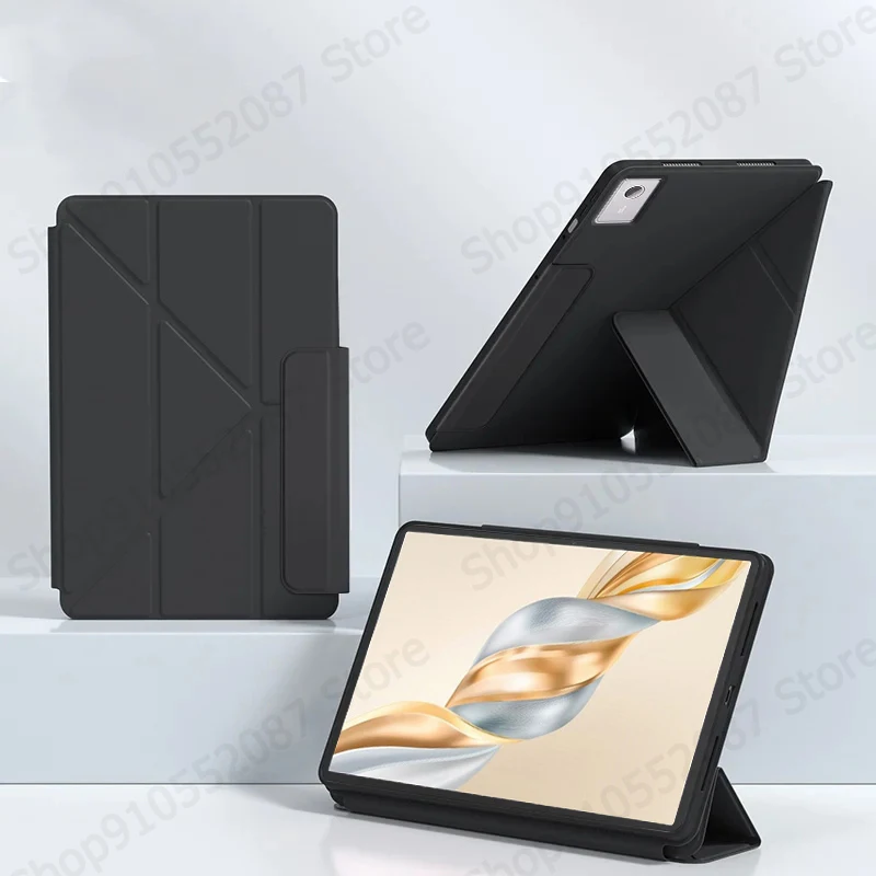 Funda para Honor Pad X9a, Funda de 11,5 pulgadas con soporte de cuero PU plegable inteligente, Funda magnética para tableta Funda Honor Pad X9a 2025 - imagen 3