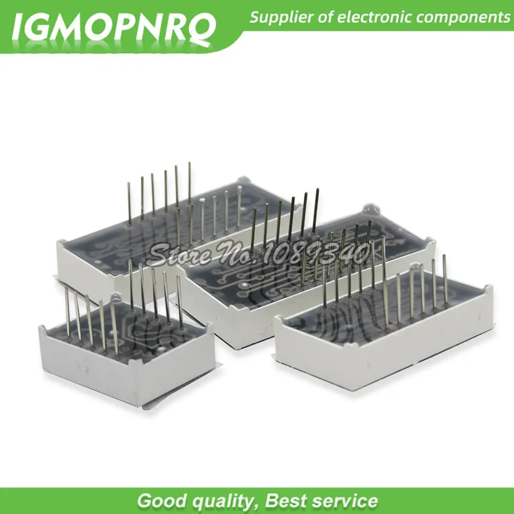 5 unids/lote pantalla LED de 0,36 pulgadas 7 segmentos 1 Bit/2 Bit/3 Bit/4 Bit tubo de dígitos cátodo común rojo/ánodo Digital LED de 0,36 pulgadas - imagen 4