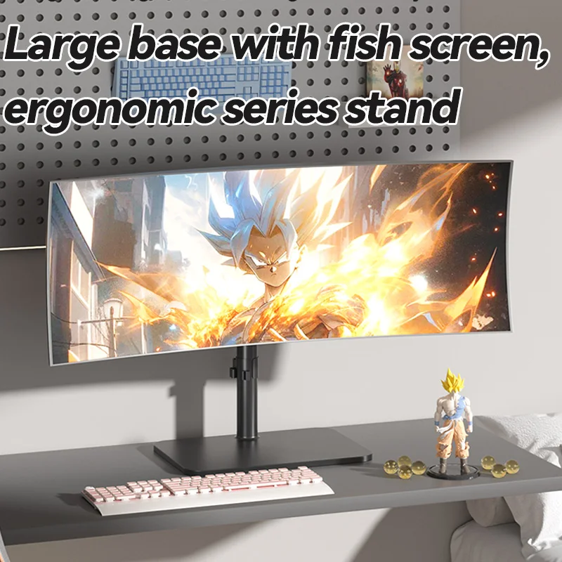 Brazo de monitor HILLPORT: soporte ajustable para pantallas de 14 a 43 pulgadas, giro de 360 grados, capacidad de 15 kg, montaje en escritorio DZ2011 - imagen 5