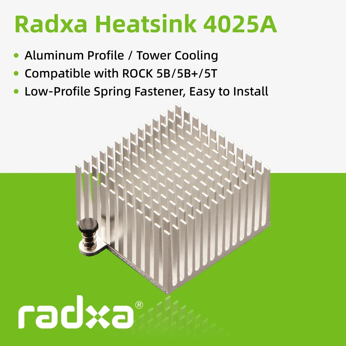 Disipador de calor 4025A - Enfriador activo para computadoras de placa única ROCK 5B/5B+/5T Nuevo Radxa - imagen 2