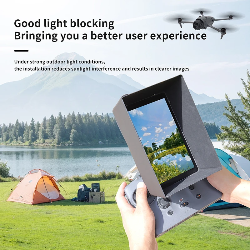Para DJI RC Pro2 pantalla de Control remoto pantalla parasol cubierta protectora antideslumbrante para DJI Mavic 4Pro Drone Accesorios - imagen 2