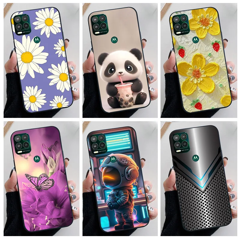 Para Moto G Stylus 5G Fundas suaves de silicona TPU encantadora contraportada para Motorola Moto G Stylus 5G 2021 Funda de teléfono Fundas parachoques Coque