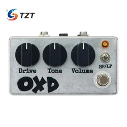 Pedal distorsión guitarra TZT OXD estilo OCD Fulltone Saturación