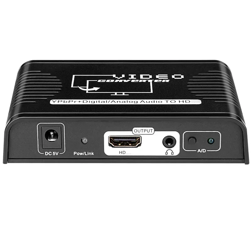 Ypbpr-componente de vídeo Digital/analógico, Adaptador de Audio Coaxial a HDMI, convertidor de vídeo para Wii PS2 PS3 DVD a Monitor de TV - imagen 3