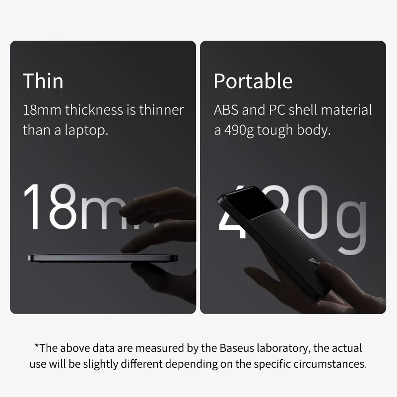 Baseus Power Bank USB-C PD Carga Rápida para MacBook - imagen 3