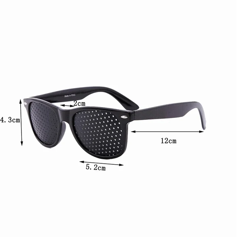 Gafas correctoras portátiles para el cuidado de la visión, gafas estenopeicas con orificio estenopeico, protección ocular antifatiga, gafas De Grau - imagen 5