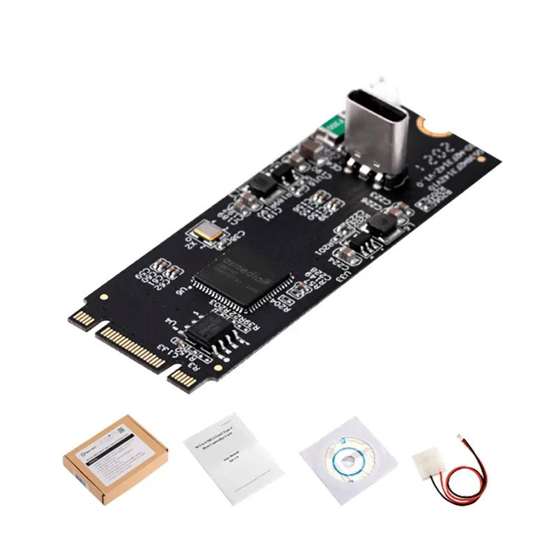 M.2 B + M llave a USB C 3,2 Gen2 10 GB/S interfaz tipo C convertidor de expansión tarjeta controladora NGFF B M clave a USB 22x60 Chip ASM3124 - imagen 4