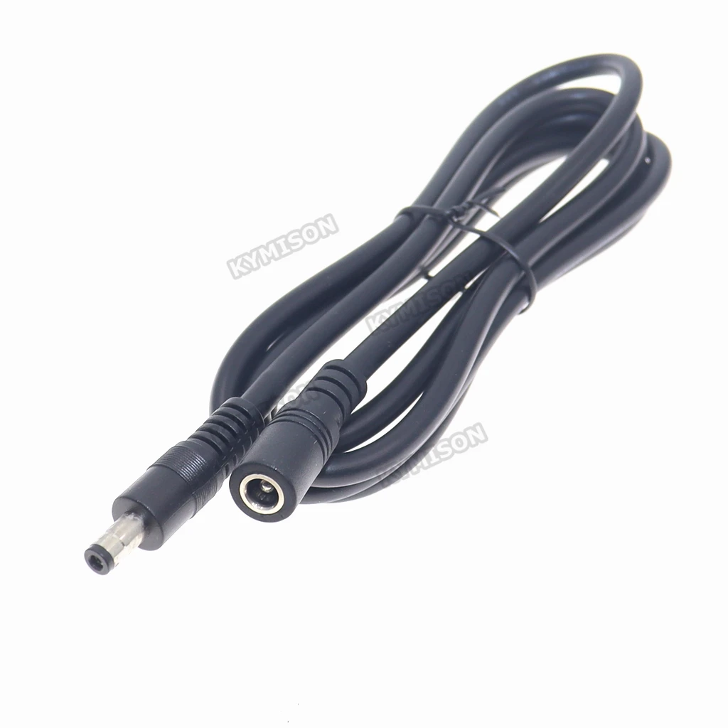 Cable de extensión de alimentación CC de 14AWG, 5,5x2,1/5,5x2,5mm, conector hembra a macho, Cable de alimentación de 2x1,5mm, línea de cobre de 12V 15A
