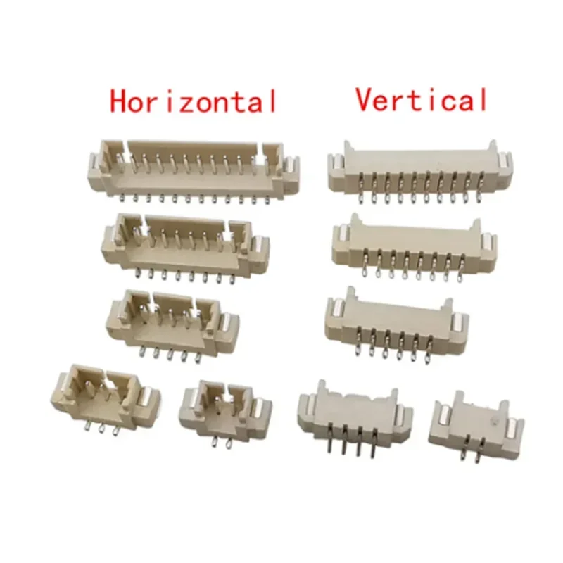 Conector macho Vertical y Horizontal SMD, 10 piezas, JST 1,25mm, 2P, 3P, 4P, 5P, 6P, 7P, 8P, 9P, 10P, 12 Pines, JST 1,25 - imagen 2