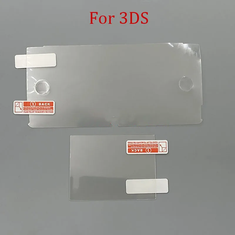 YUXI 1 pieza de película protectora transparente HD superior inferior para NDSI NDSL para 2DS 3DS 3DS LL XL nuevo 3DS XL LCD para Switch Lite Protector de pantalla - imagen 2